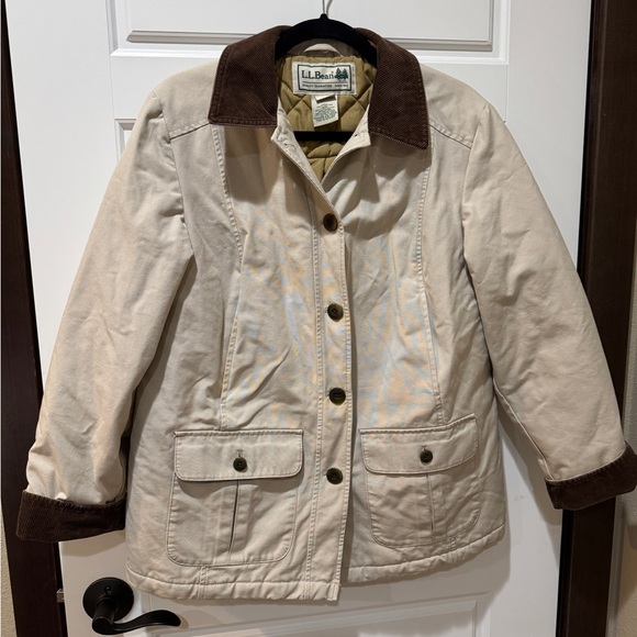 L.L. Bean Adirondack Vintage Barn Coat Chore JacketCanvas Corduroy